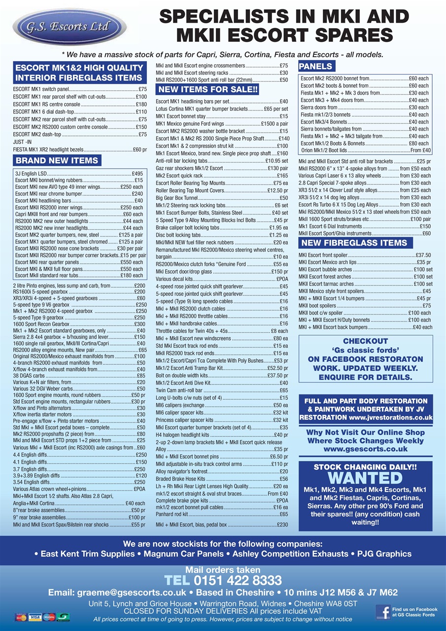 Classic Ford Preview Pages