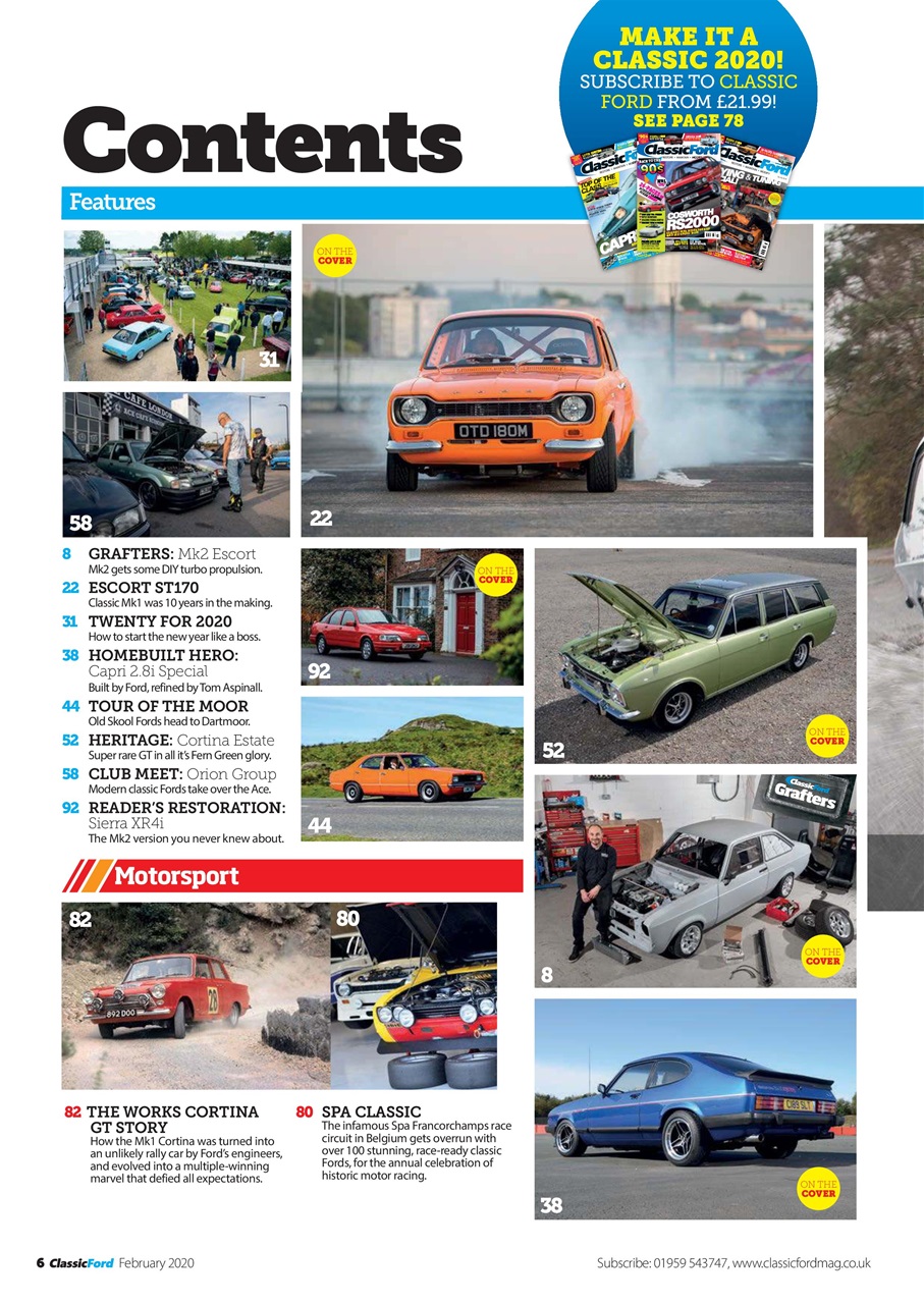 Classic Ford Preview Pages