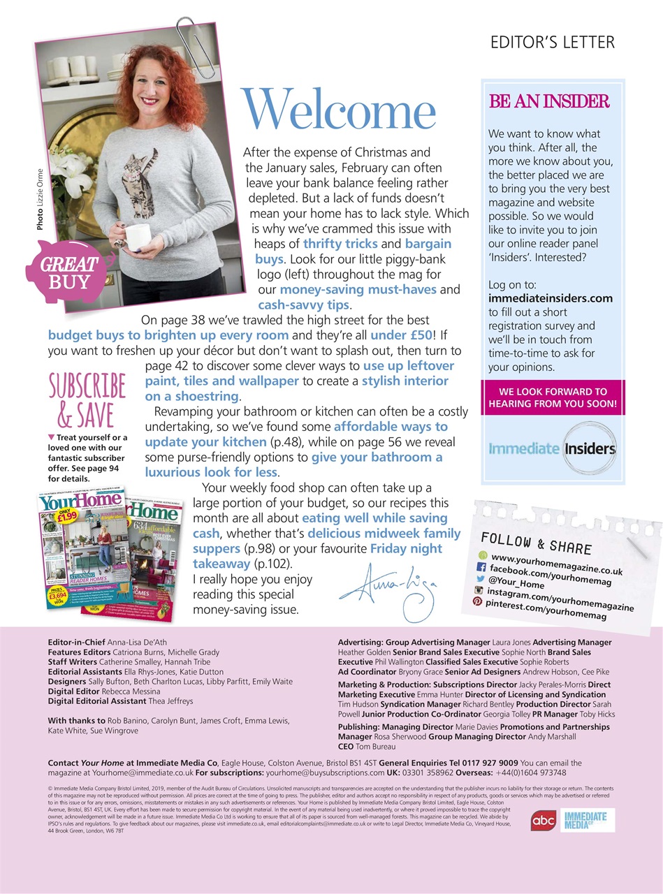 Your Home Magazine Preview Pages