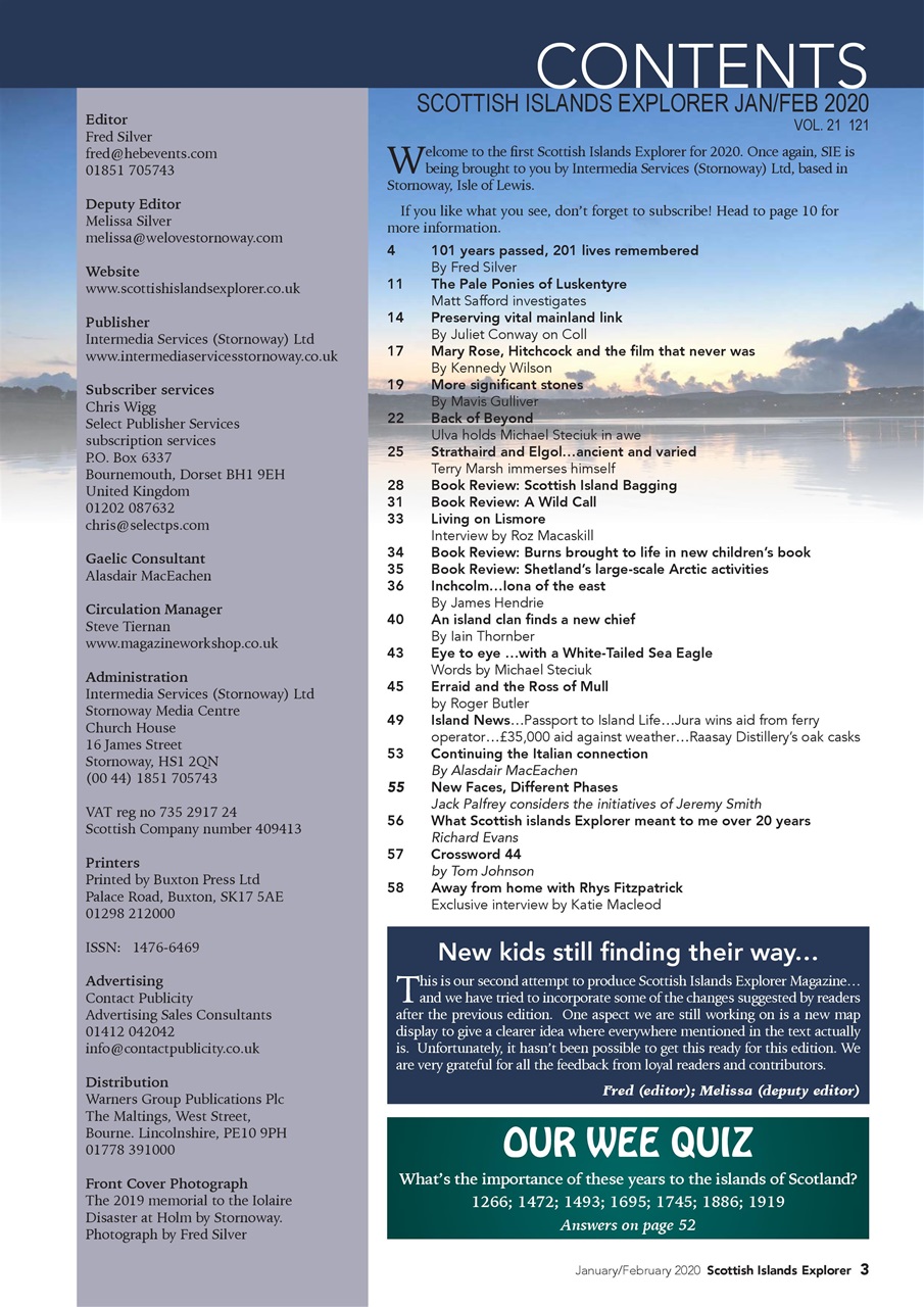 Scottish Islands Explorer Preview Pages