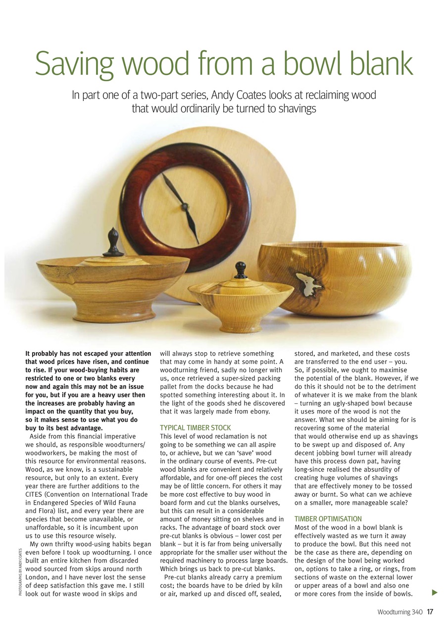 Woodturning Preview Pages