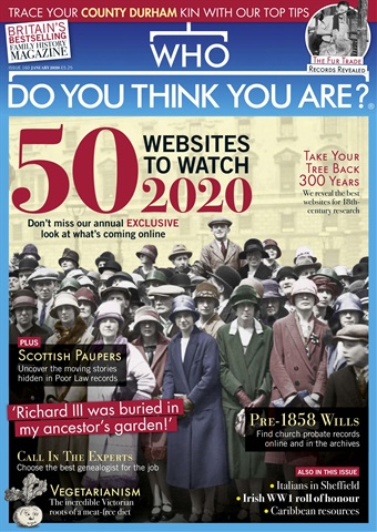 Who Do You Think You Are? issue January 2020