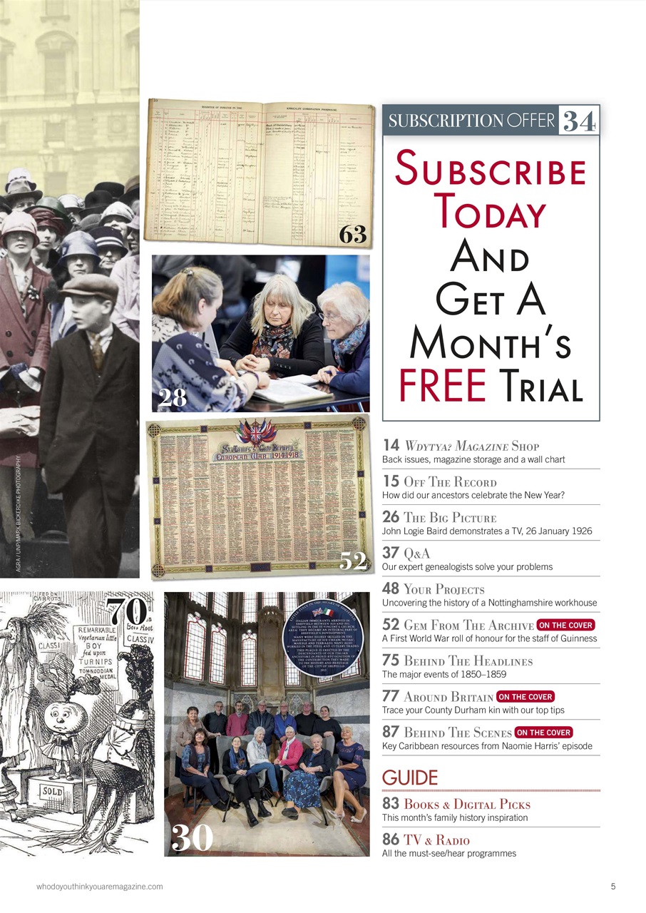 Who Do You Think You Are? Preview Pages