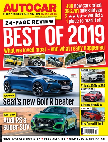 Autocar issue 24th December 2019