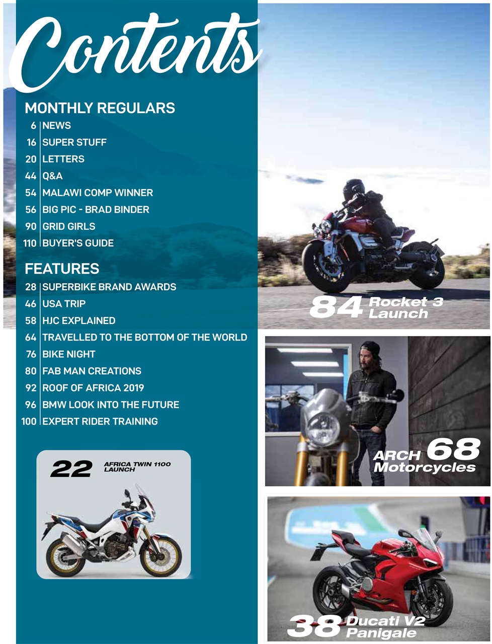 SuperBike South Africa Preview Pages