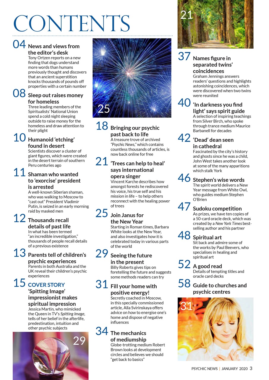 Psychic News Preview Pages