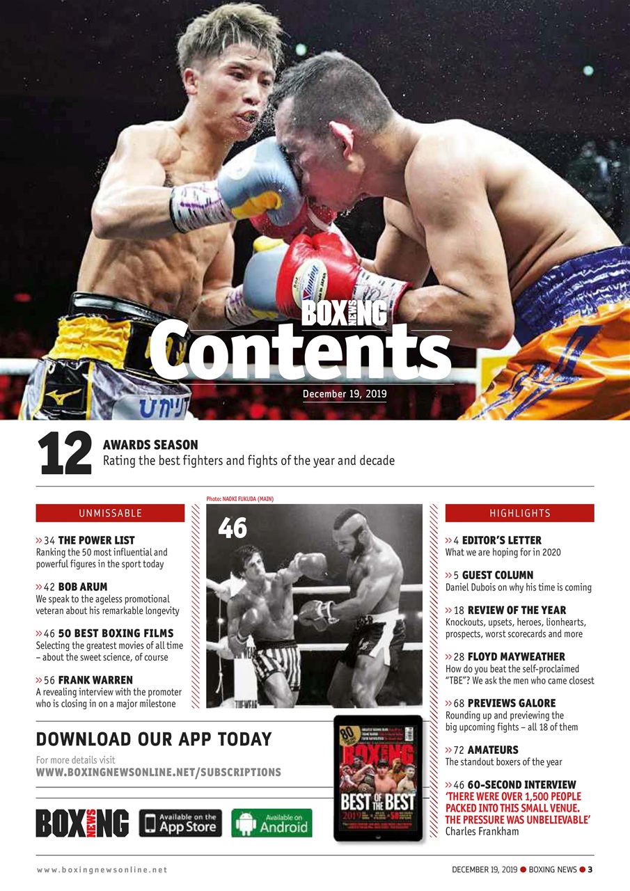 Boxing News Preview Pages