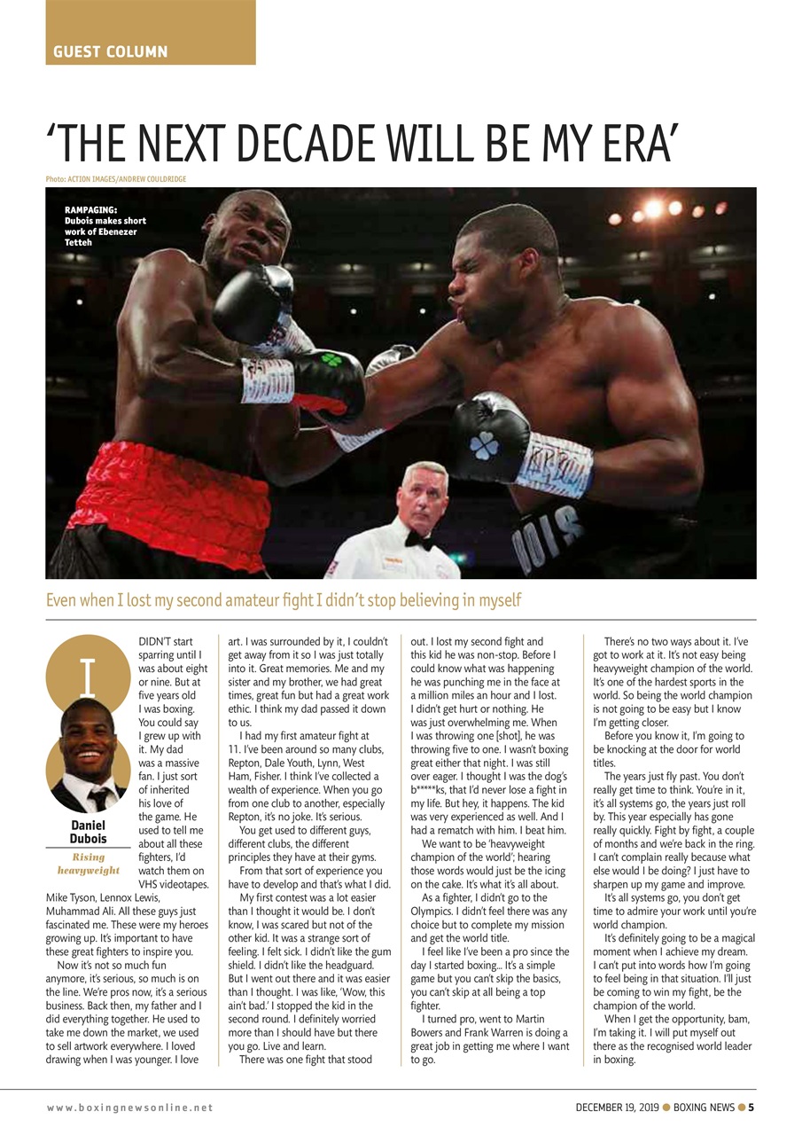 Boxing News Preview Pages