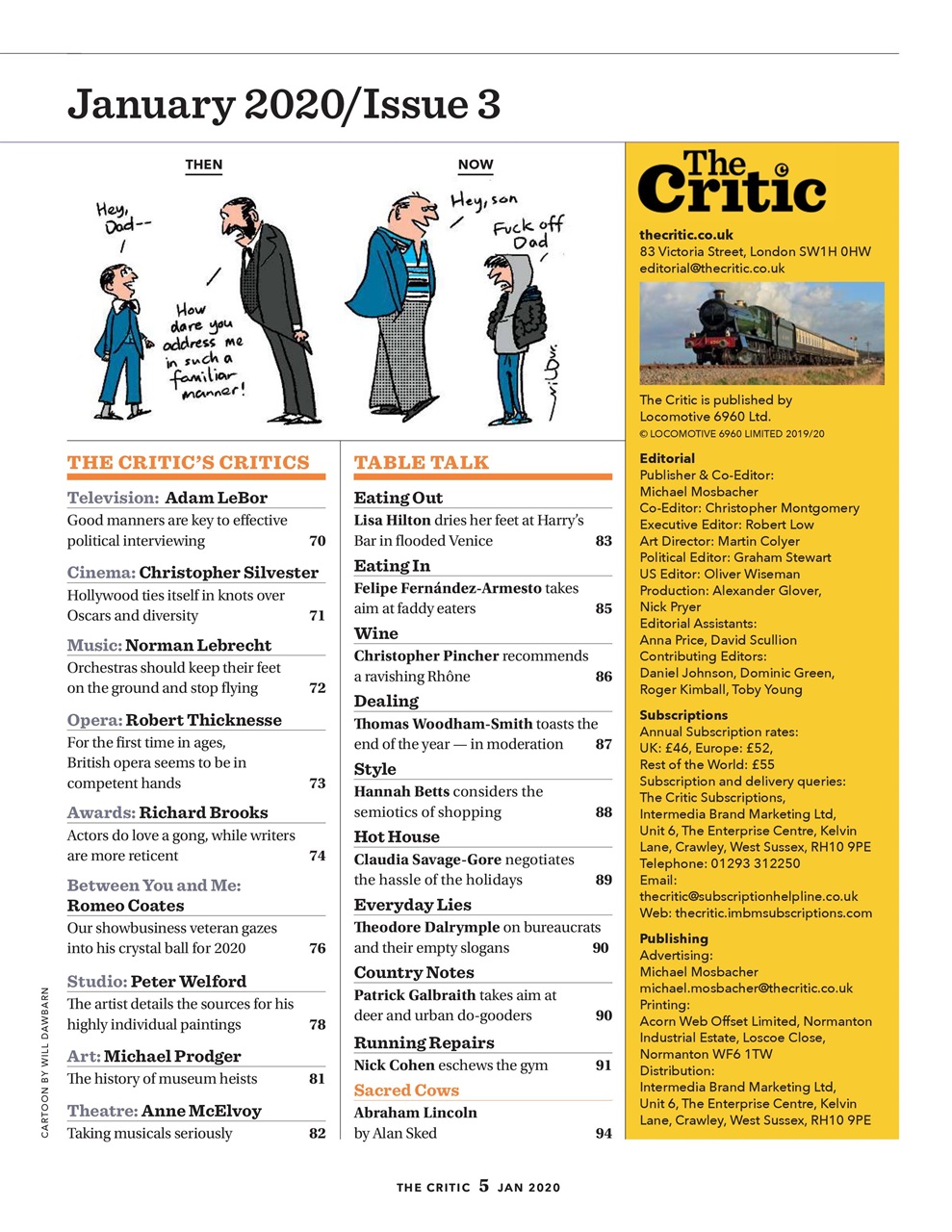 The Critic Preview Pages