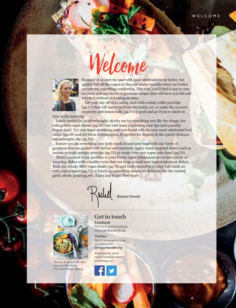 Vegan Food & Living Magazine Preview Pages