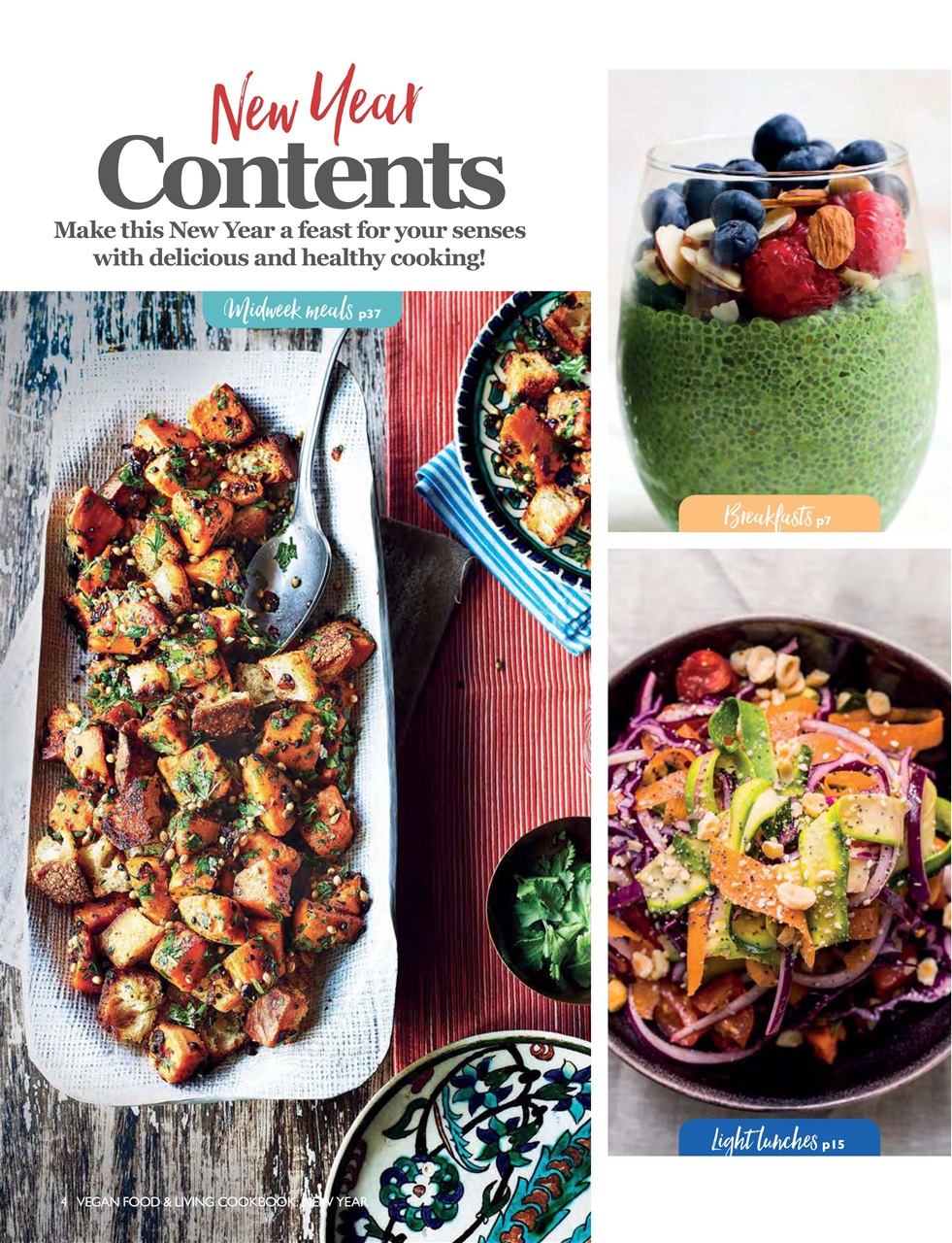Vegan Food & Living Magazine Preview Pages