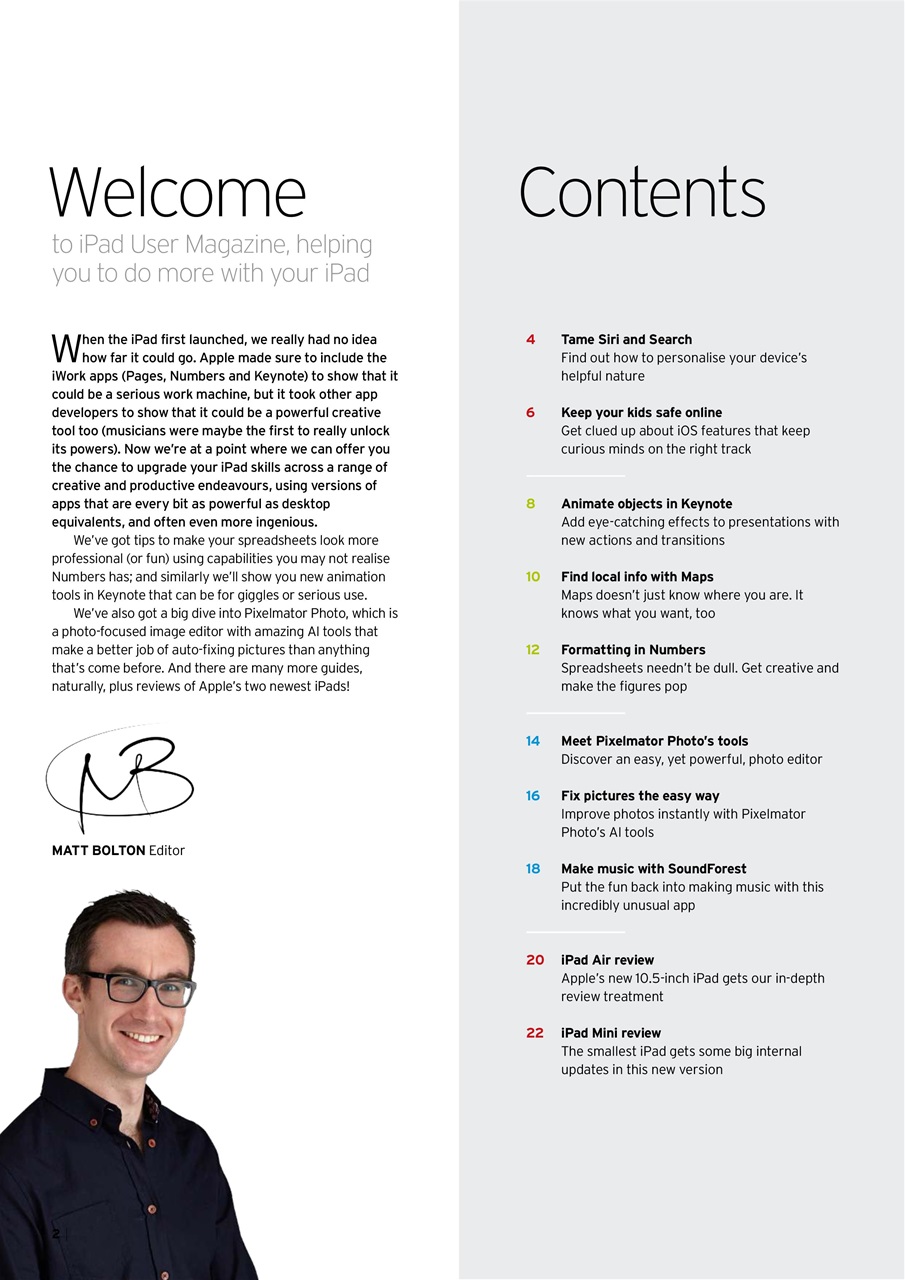 iPad User Preview Pages