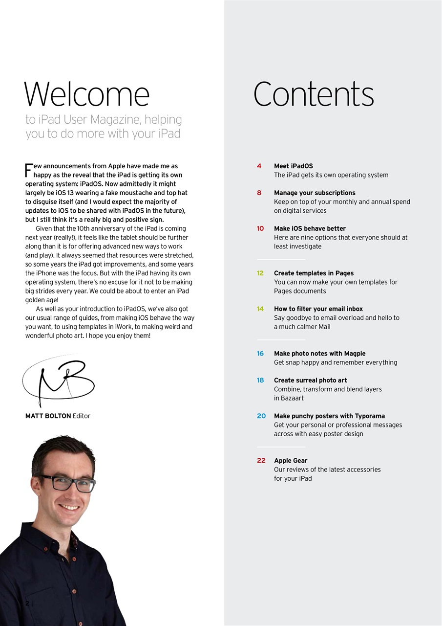 iPad User Preview Pages