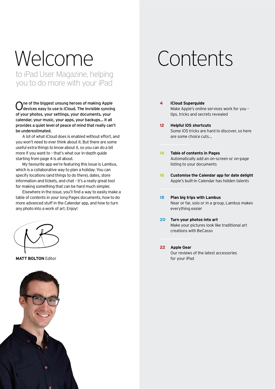 iPad User Preview Pages