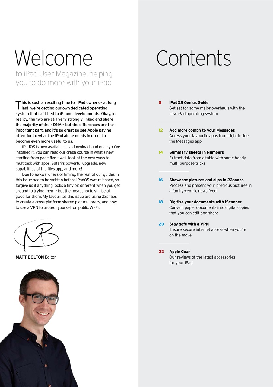 iPad User Preview Pages