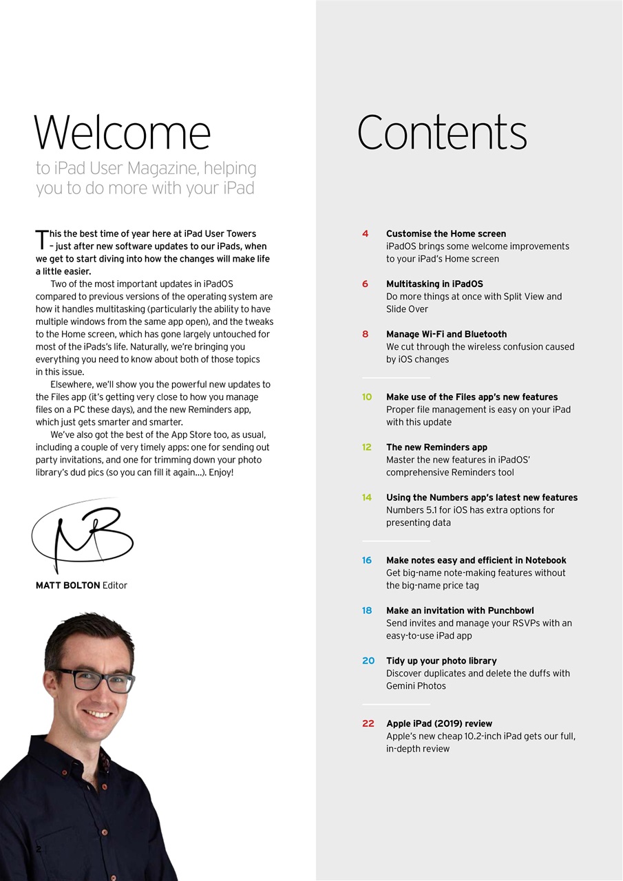 iPad User Preview Pages