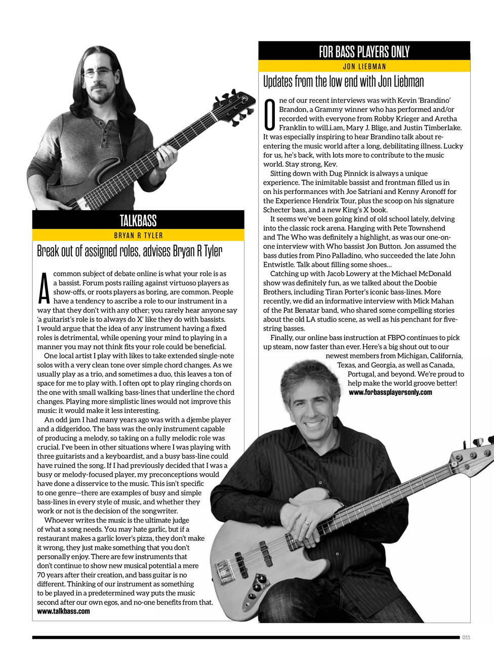 Bass Player US Preview Pages