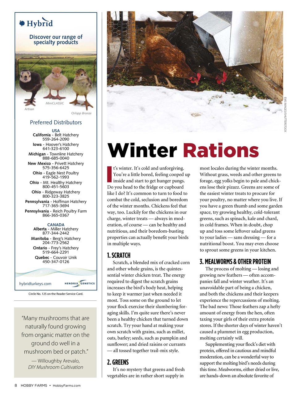 Hobby Farms Magazine Preview Pages