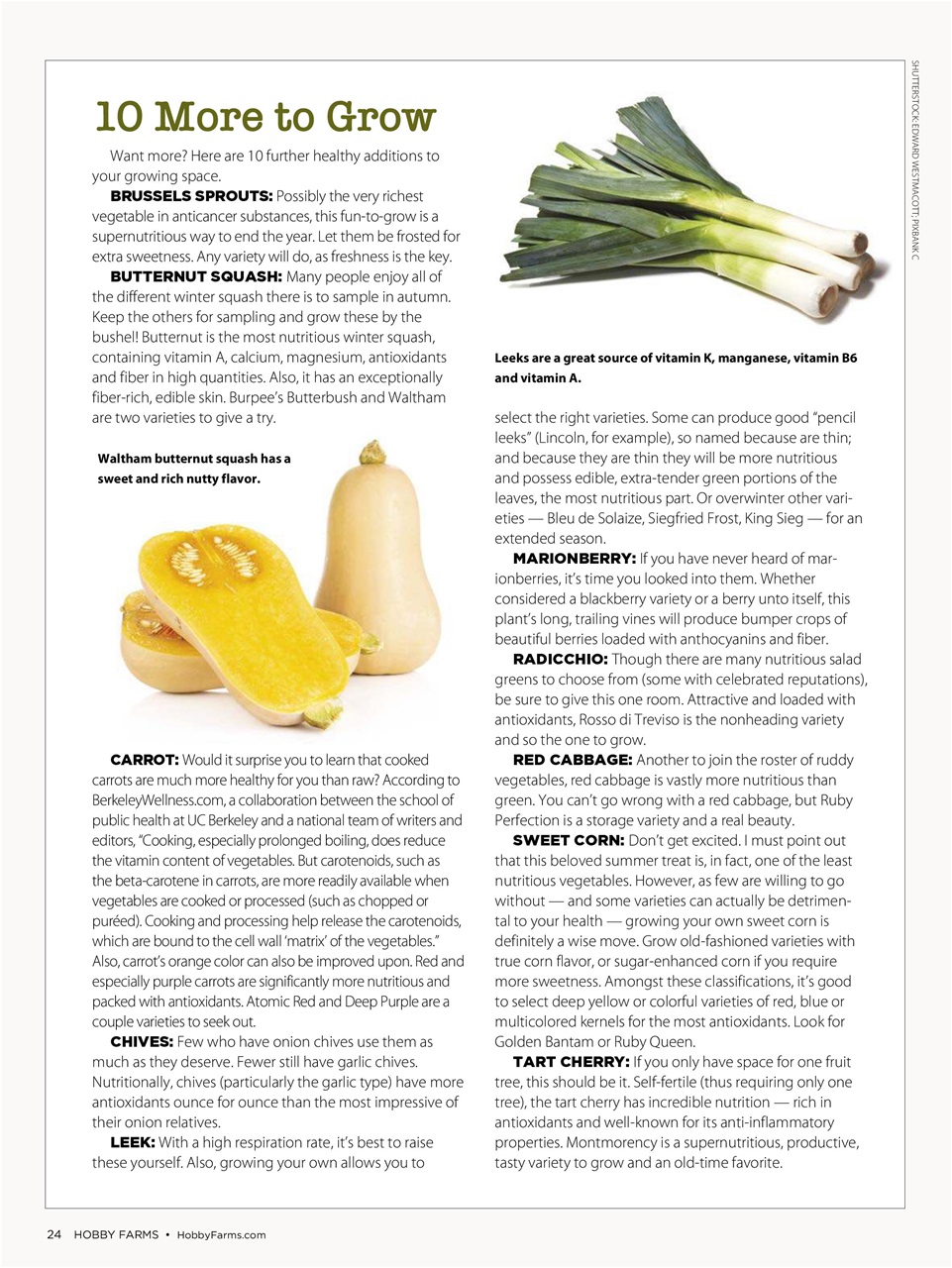 Hobby Farms Magazine Preview Pages
