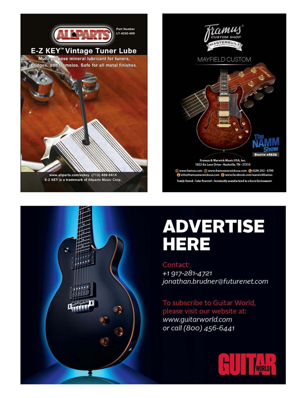 Guitar World Preview Pages