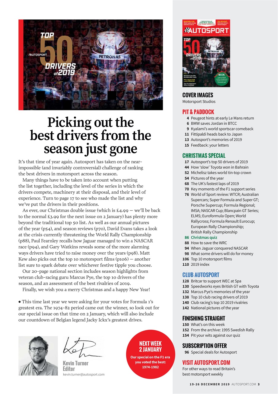 Autosport Preview Pages