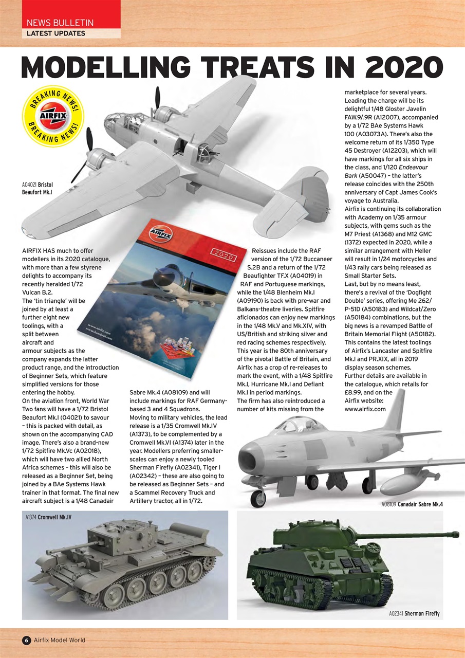 Airfix Model World Preview Pages