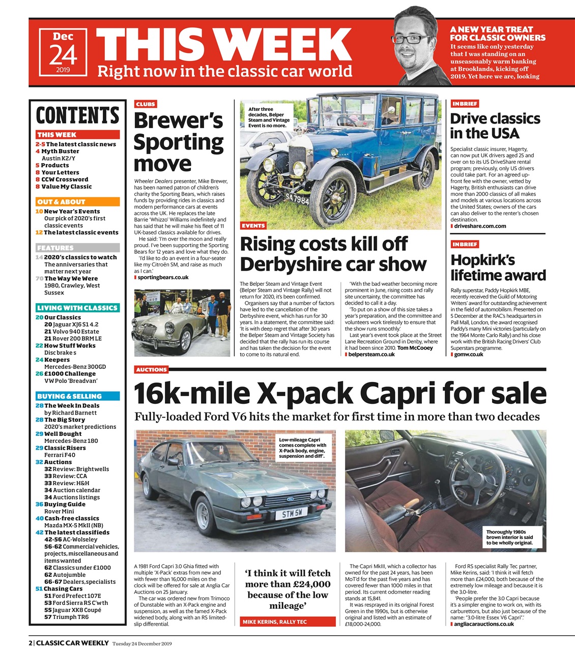 Classic Car Weekly Preview Pages