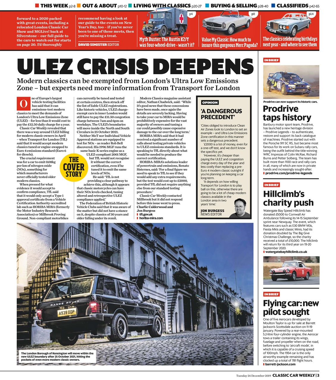 Classic Car Weekly Preview Pages