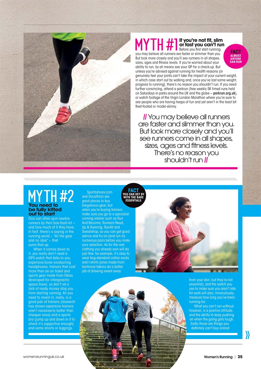 Women’s Running Preview Pages