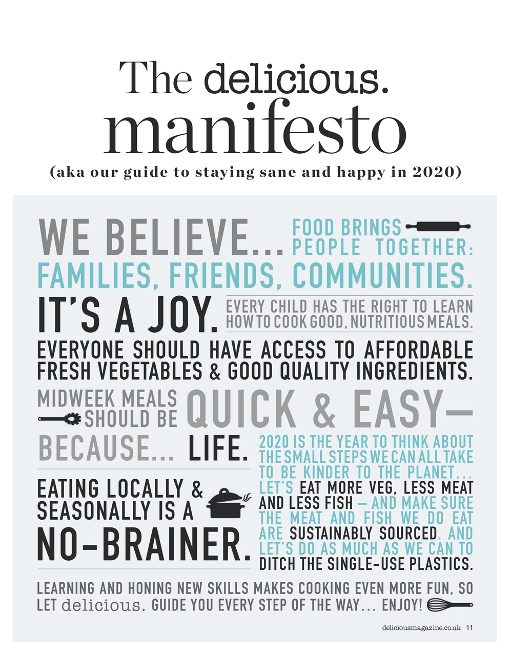 delicious. Magazine Preview Pages