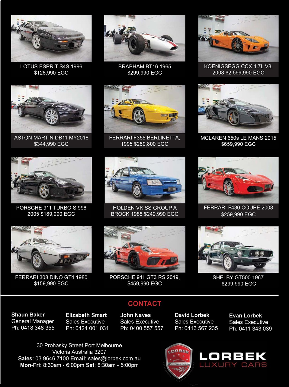 JUST CARS Preview Pages