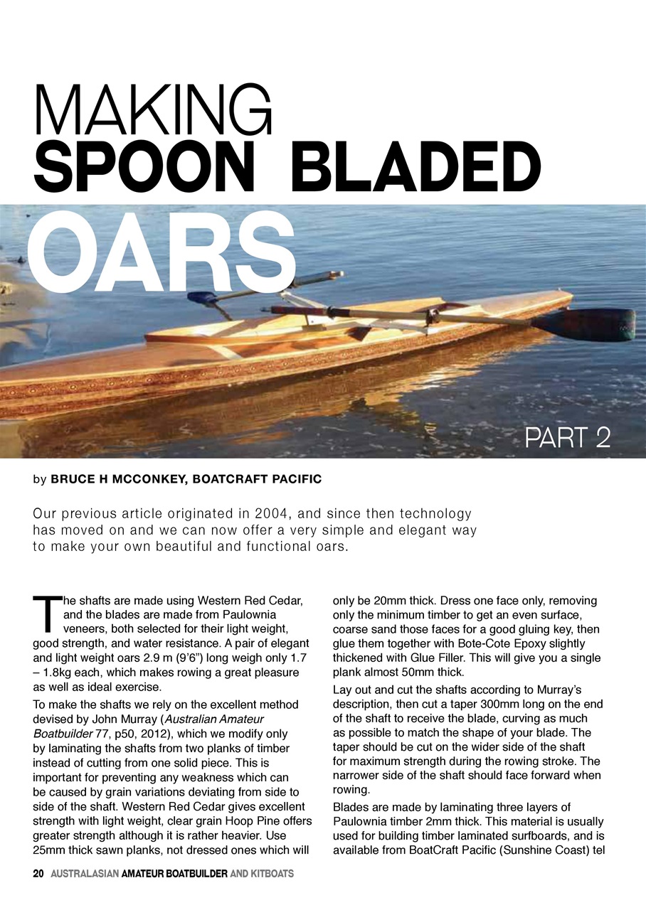 Australian Amateur Boat Builder Preview Pages