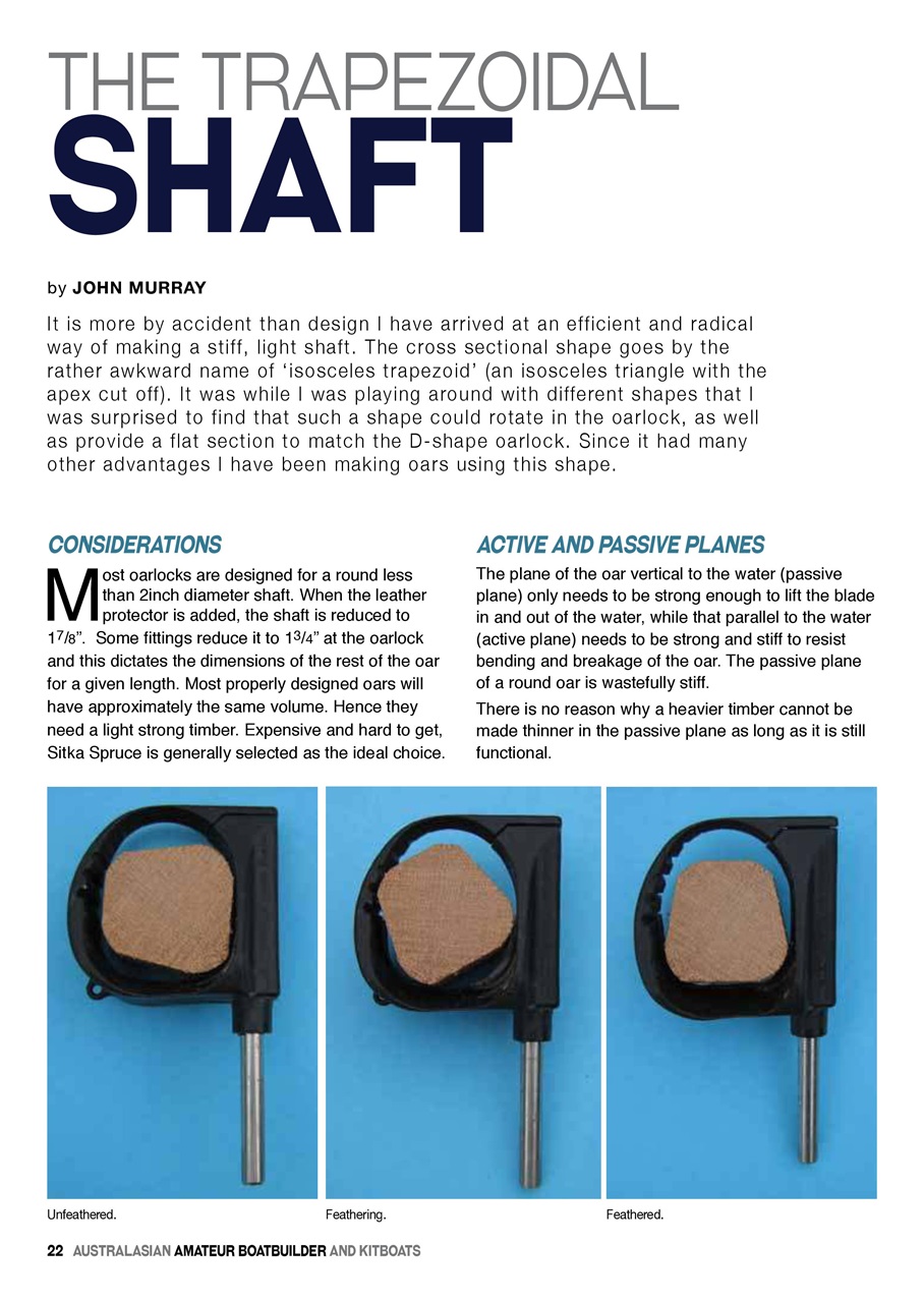 Australian Amateur Boat Builder Preview Pages