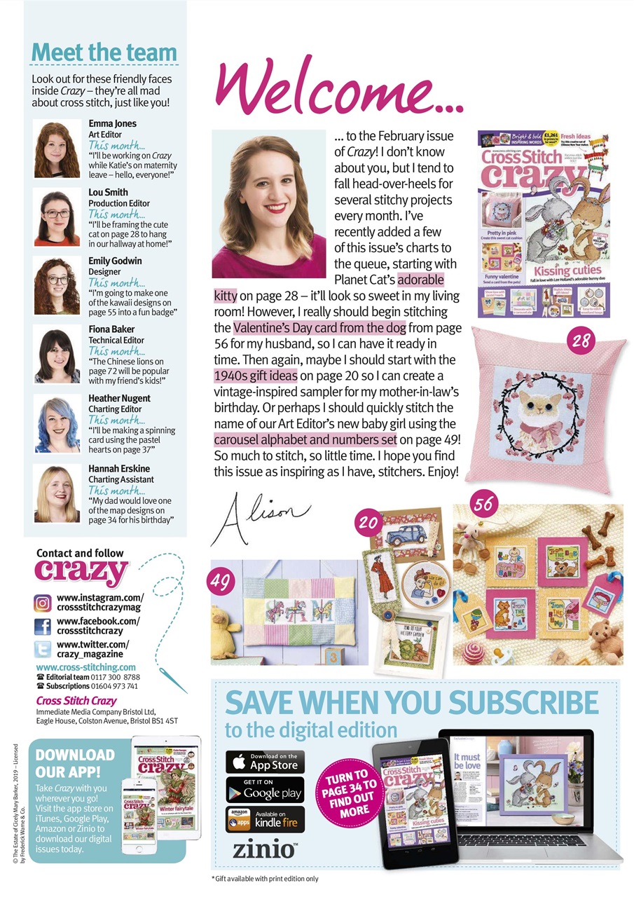 Cross Stitch Crazy Preview Pages