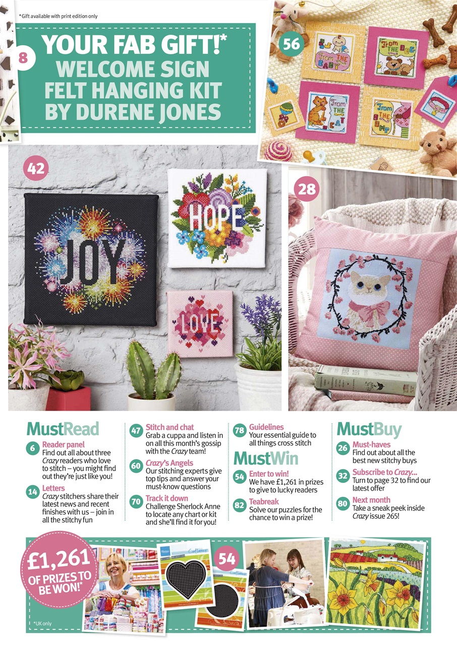 Cross Stitch Crazy Preview Pages