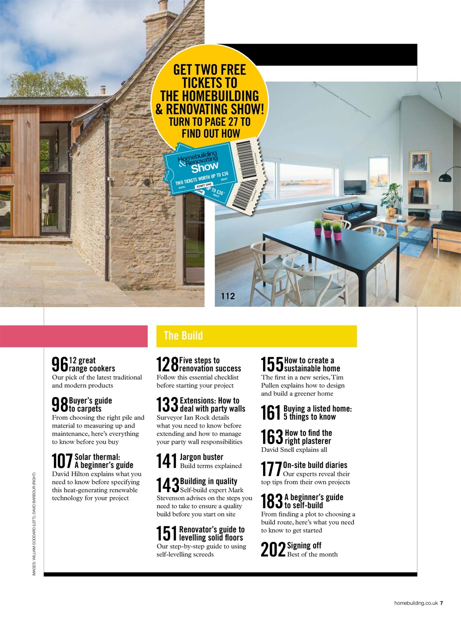 Homebuilding & Renovating Magazine Preview Pages
