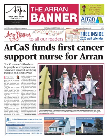 Arran Banner issue 21 December 2019