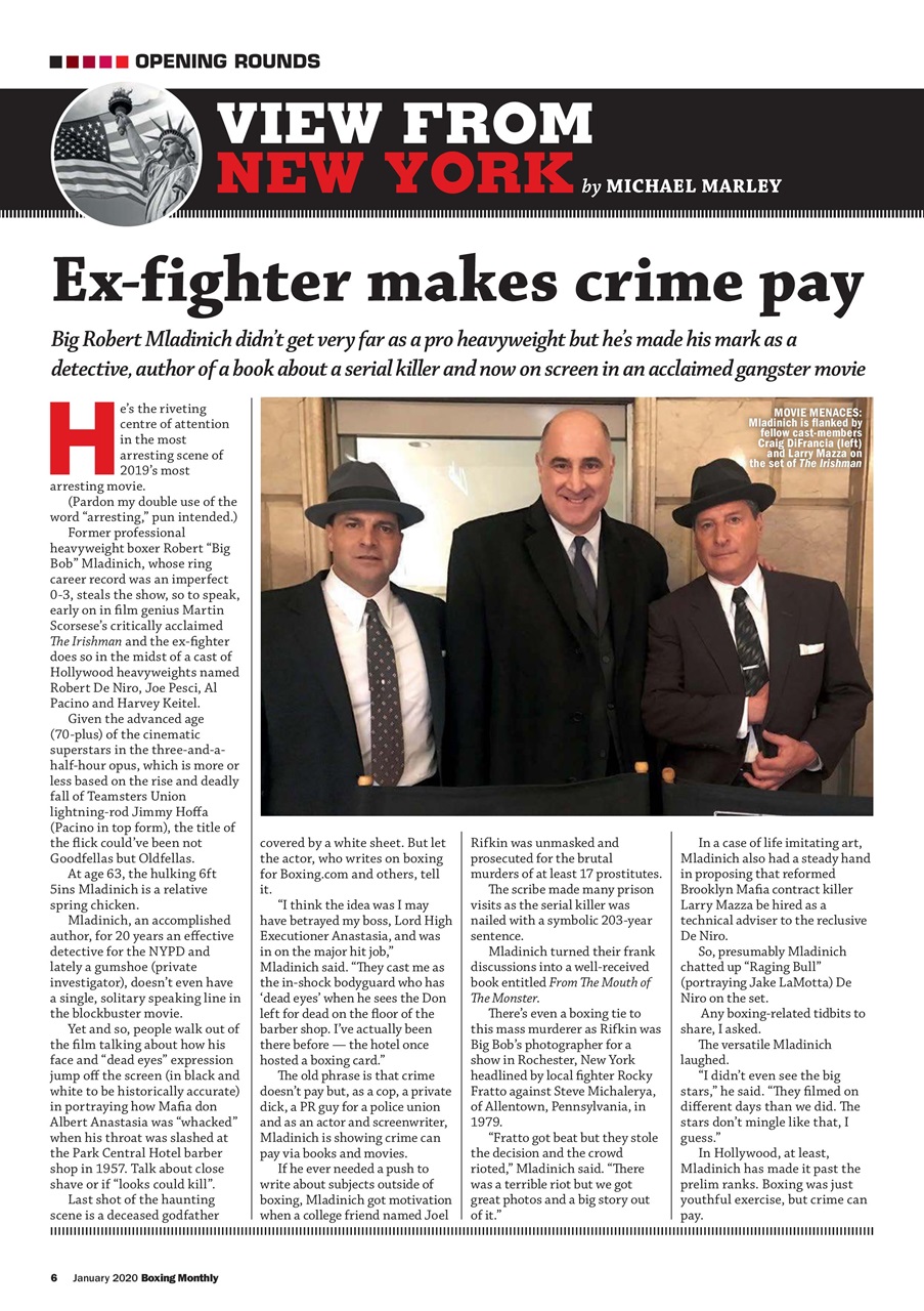 Boxing Monthly Preview Pages