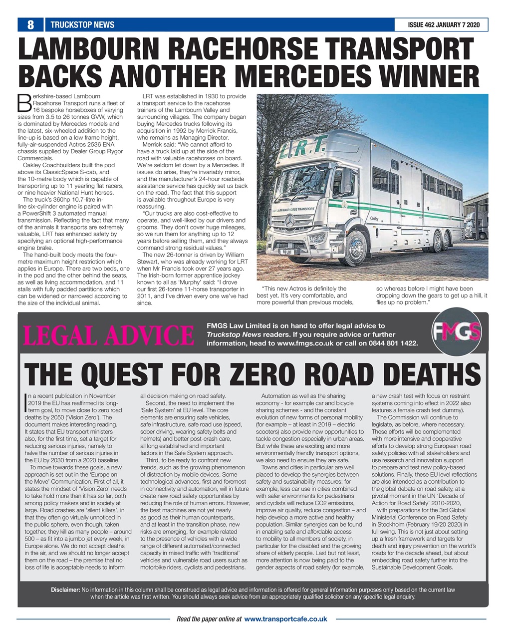 Truckstop News Preview Pages
