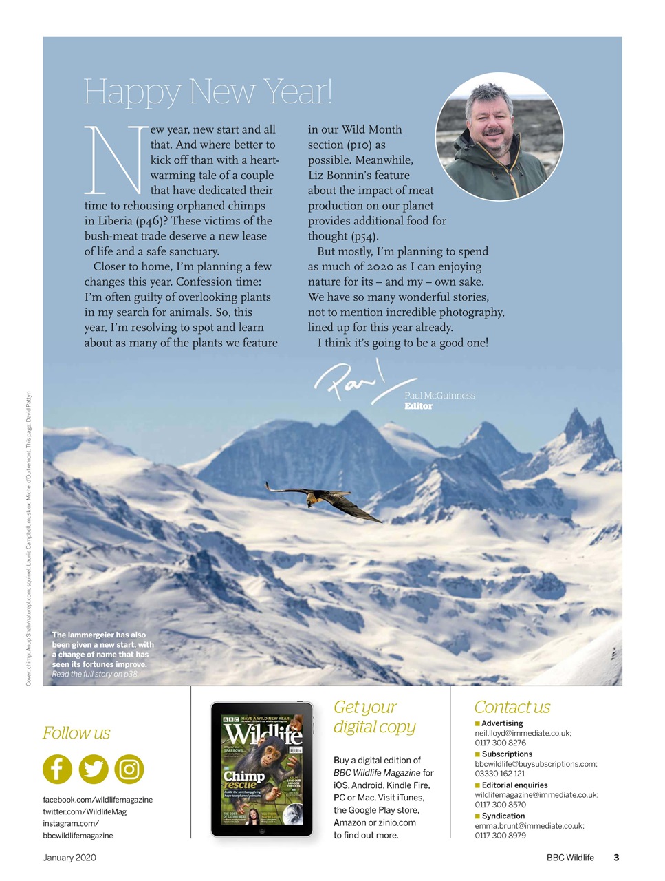 BBC Wildlife Magazine Preview Pages