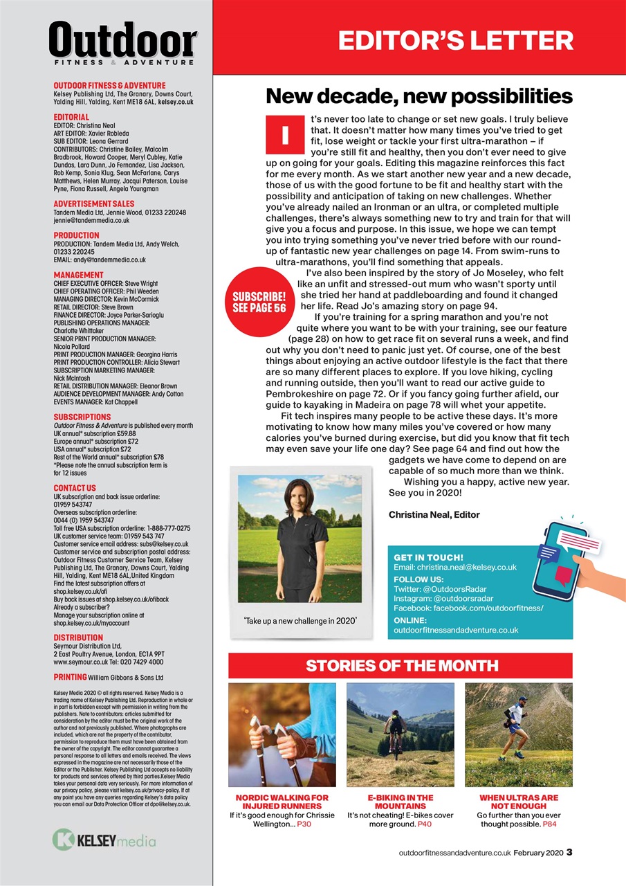Outdoor Fitness & Adventure Preview Pages