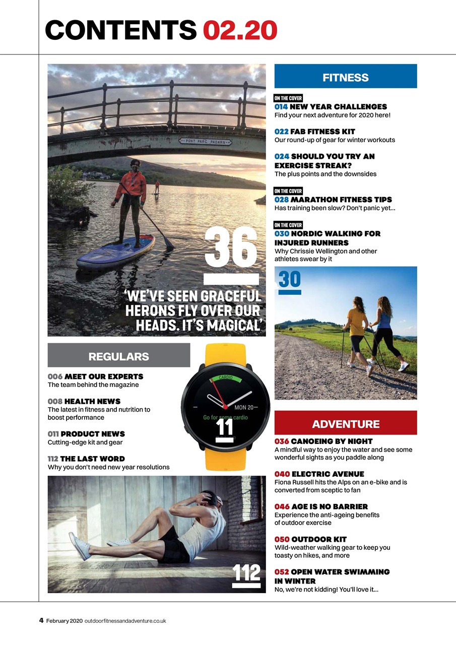 Outdoor Fitness & Adventure Preview Pages