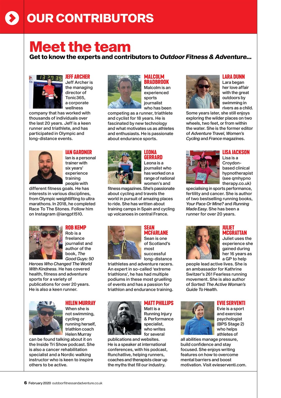 Outdoor Fitness & Adventure Preview Pages