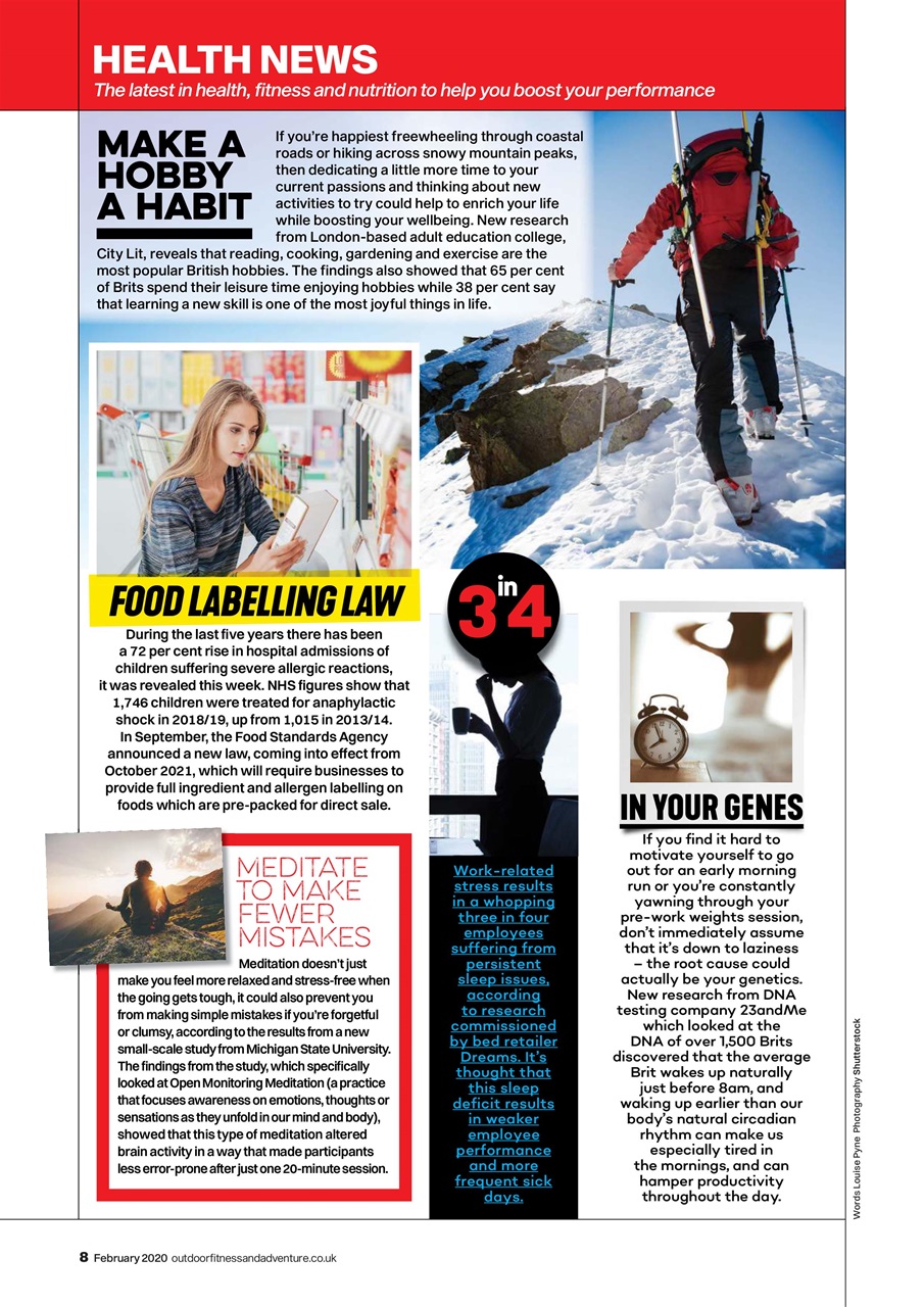 Outdoor Fitness & Adventure Preview Pages