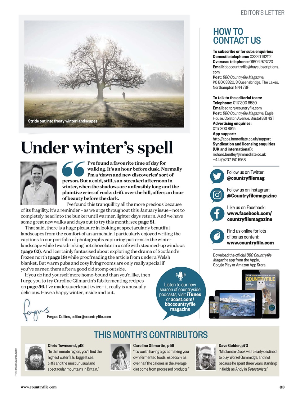 BBC Countryfile Magazine Preview Pages