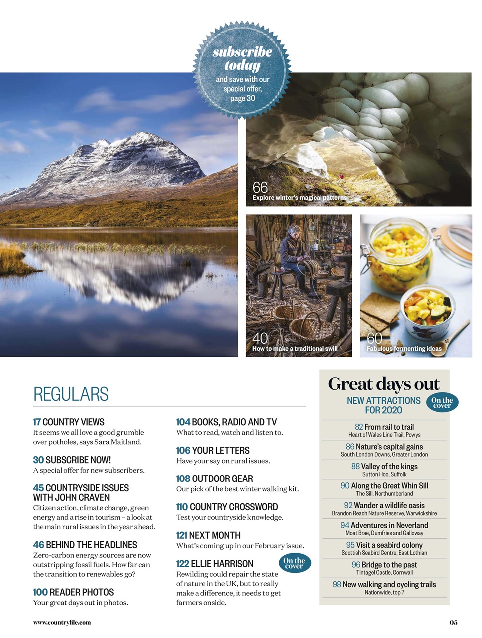 BBC Countryfile Magazine Preview Pages