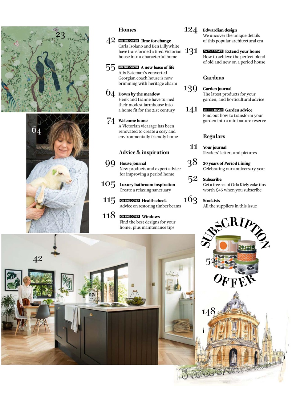 Period Living Magazine Preview Pages