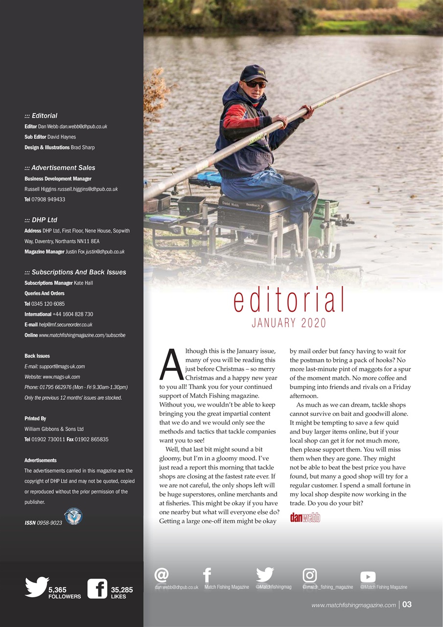 Match Fishing Preview Pages