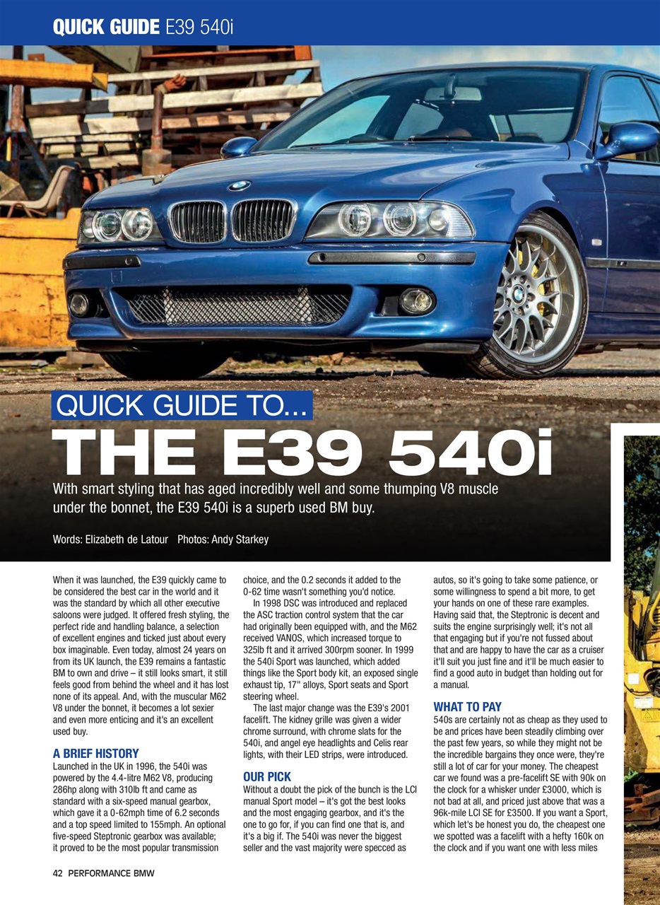 Performance BMW Preview Pages