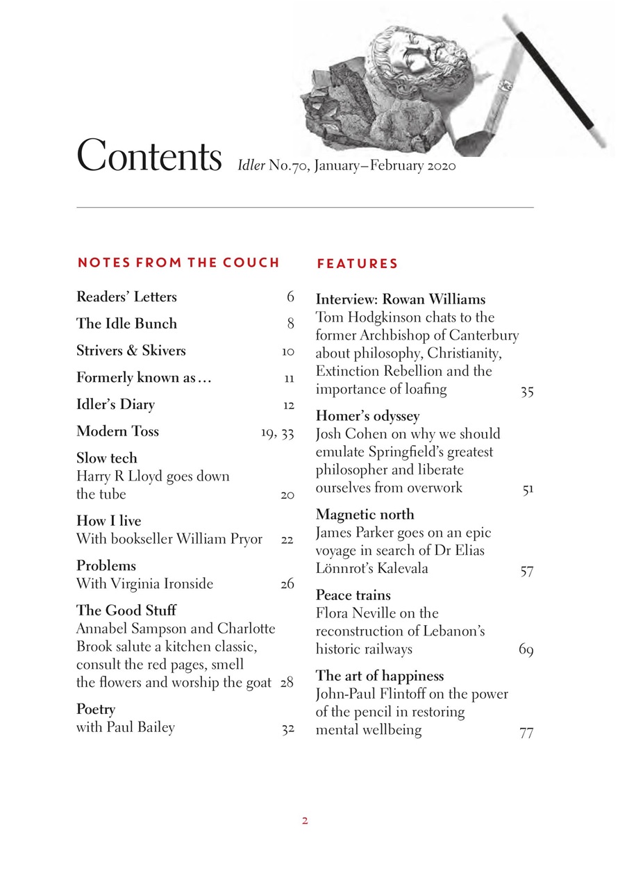 The Idler Magazine Preview Pages